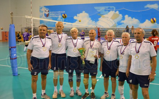 Обнинская команда ветеранов волейбола стала обладателем Кубка России